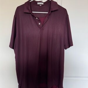 Peter Millar Deep Burgundy Polo - Large